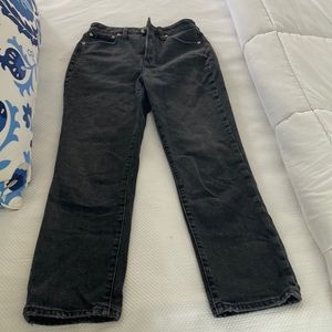 Madewell - The Curvy Perfect Vintage Jean/size 27/color black